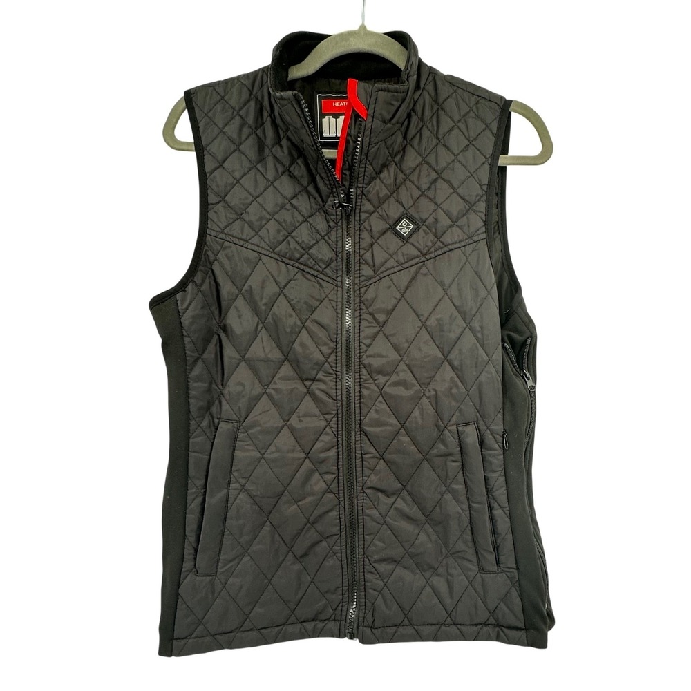 Heating Clothes Quilted Heated Vest Women S/M Black Outdoor Techwear Camping
